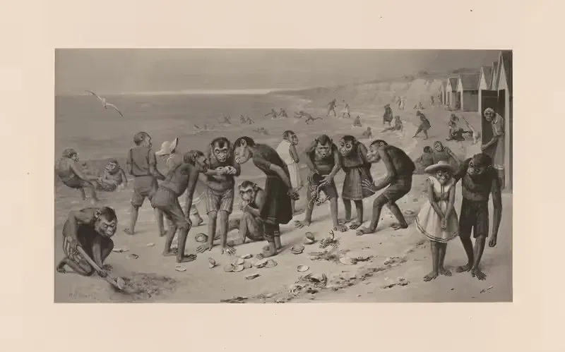 Доисторический Ньюпорт by Уильям Холбрук Бирд, 1889 — digital art print download