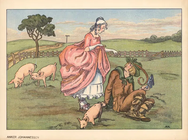 Свинопас – Погремушка by Анкер Иоганнесенс Форлаг, 1945 — digital art print download