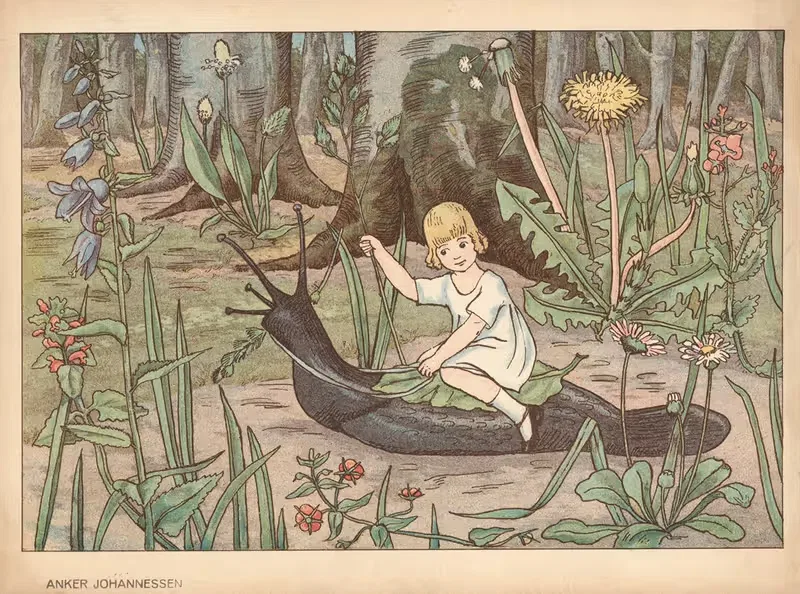 Thumbelina – In the forest in summertime — Anker Johannesens Forlag