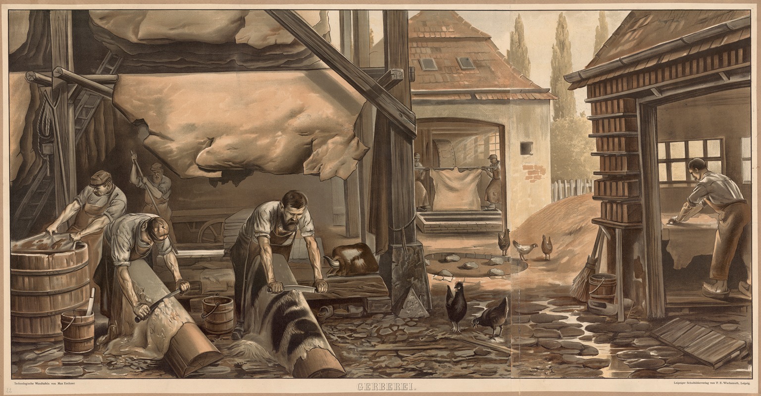 Кожевня by Бруно Эрру, 1910 — digital art print download