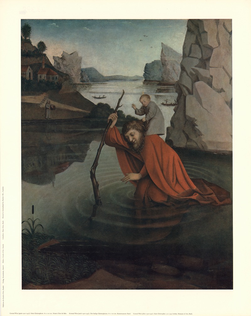 Конрад Виц, Святой Христофор by Керкль Франсэ д'Ар, 1952 — digital art print download