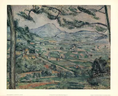 Поль Сезанн, Мон-Сен-Виктуар by Керкль Франсэ д'Ар, 1952 — digital art print download