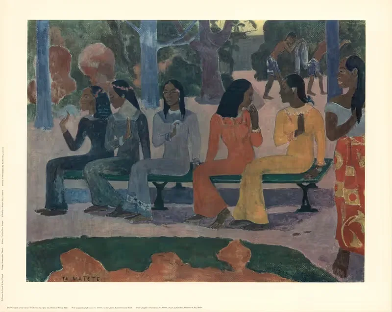 Поль Гоген, Та Матете by Керкль Франсэ д'Ар, 1952 — digital art print download