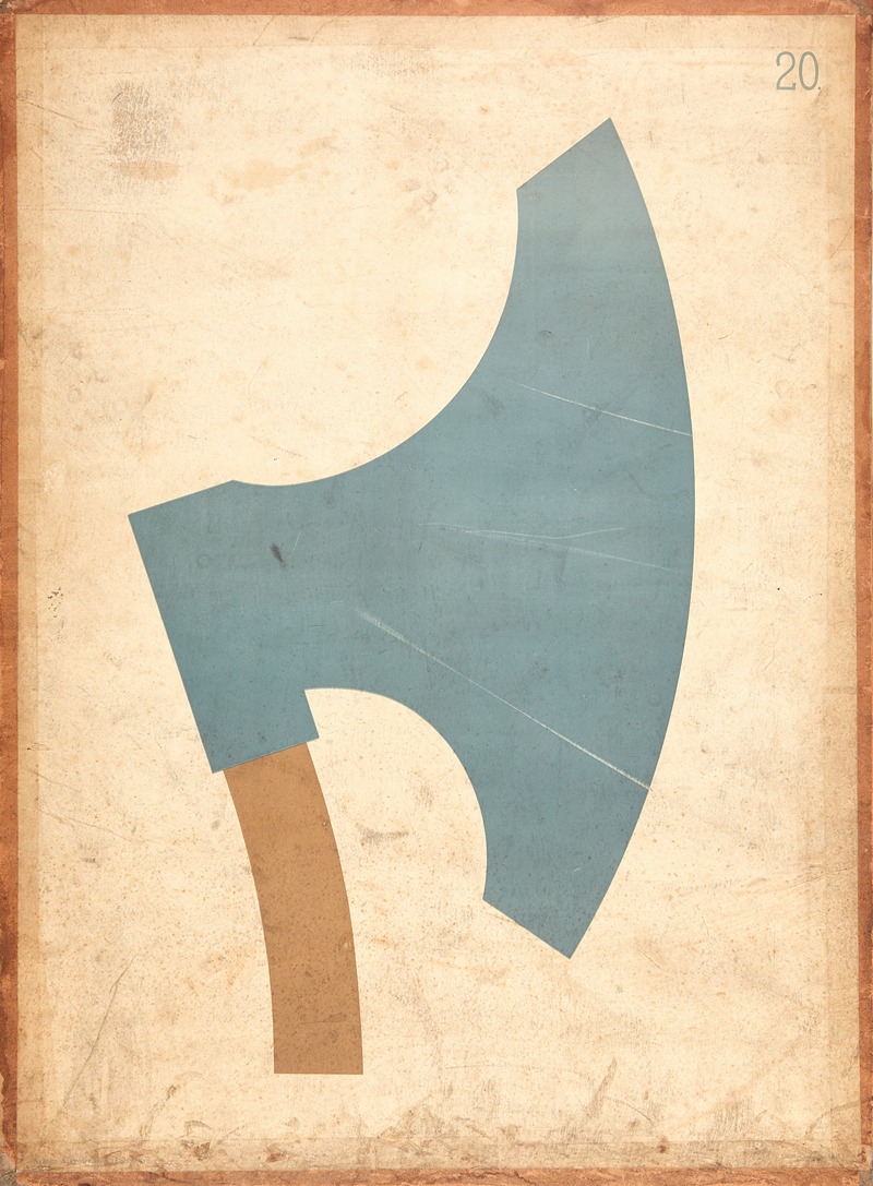 Axe by Chr. J. Cato, 1910 — digital art print download