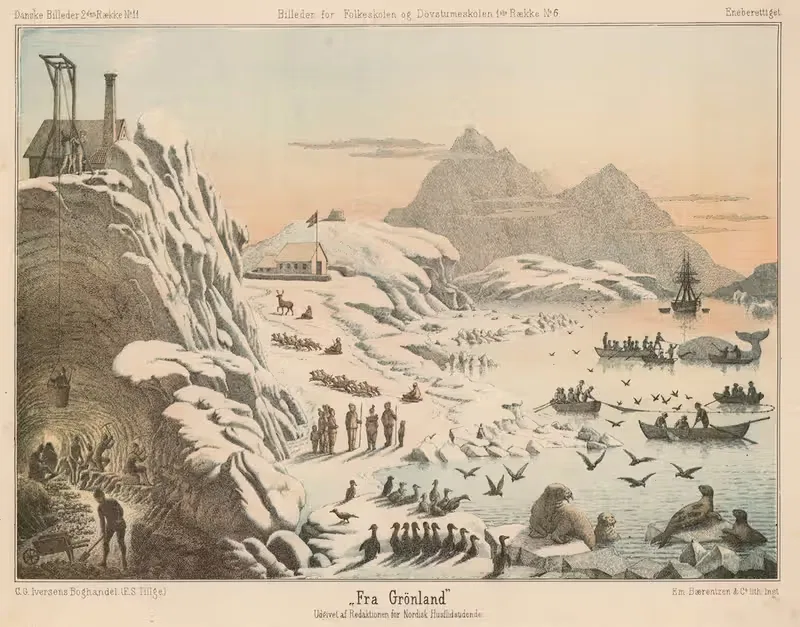 Из Гренландии by Эмиль Бэрентцен, 1871 — digital art print download