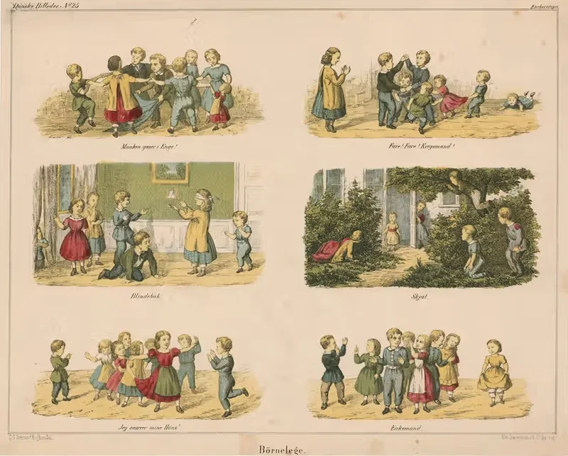 Детские игры by Эмиль Бэрентцен, 1863 — digital art print download