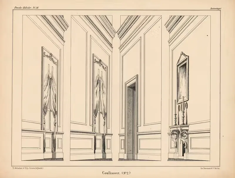Coulisser. (No. 2) by Emil Bærentzen, 1863 — digital art print download
