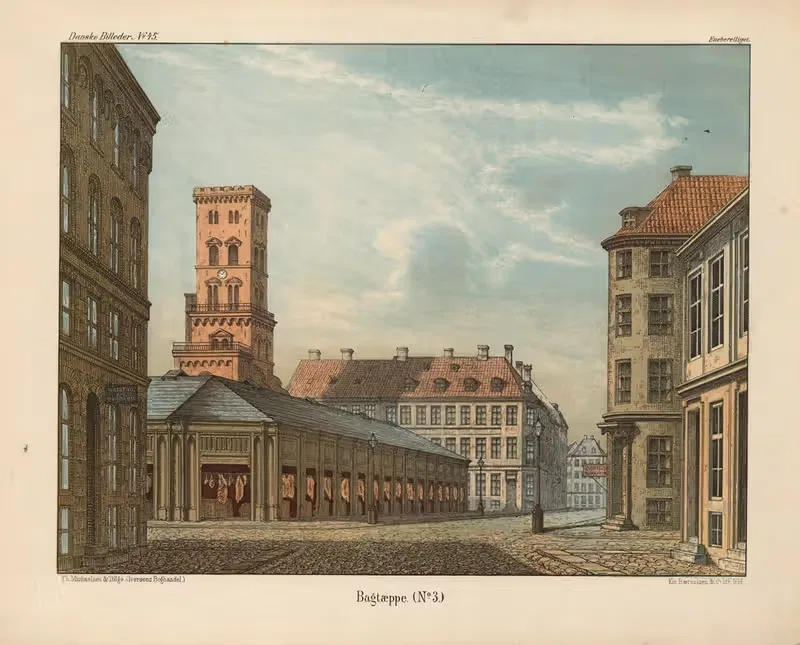 Bagtæppe. (No. 3) by Emil Bærentzen, 1863 — digital art print download