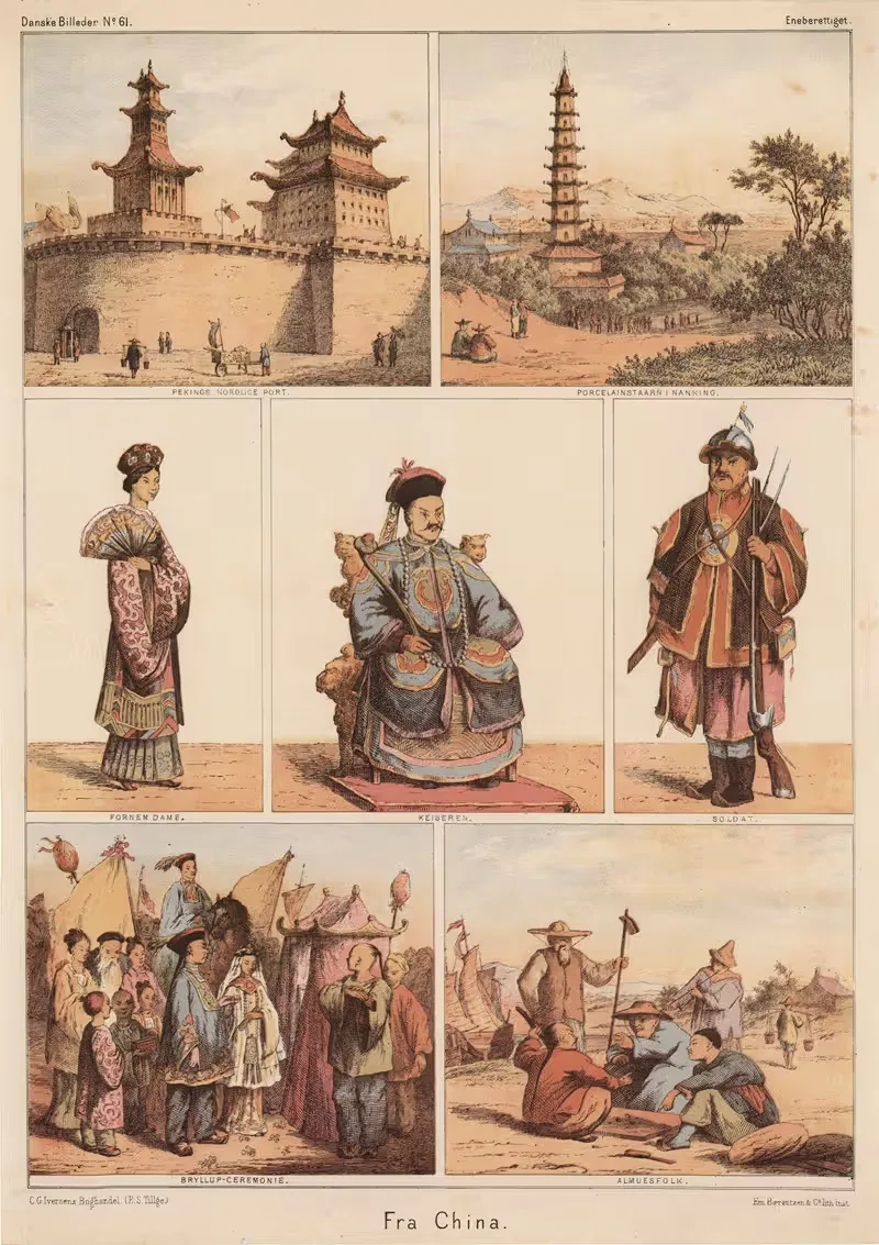 Из Китая by Эмиль Бэрентцен, 1863 — digital art print download