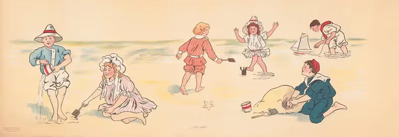 At the shore by George Markendorff, 1908 — digital art print download