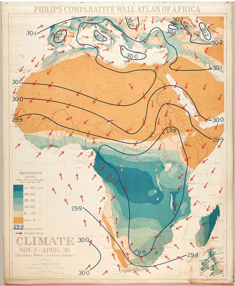 Africa – Climate Nov. 1 – April 30 — George Philip & Son