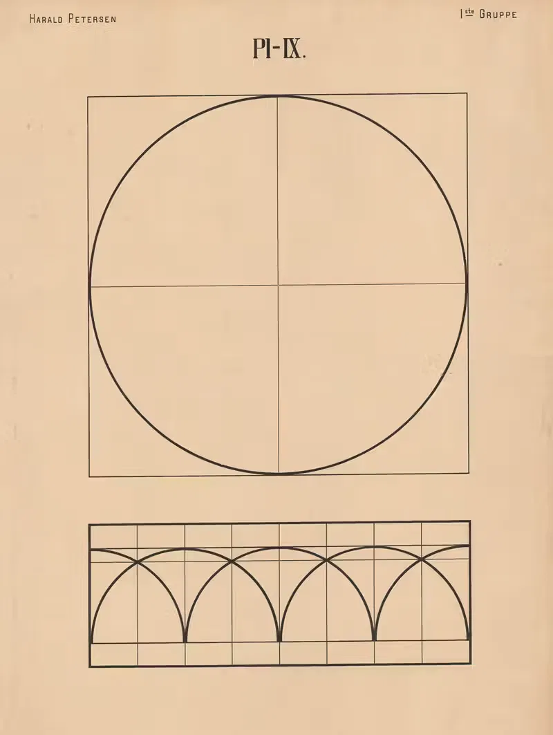 Элементарный свободный рисунок, том 1, пл. 09. by Харальд Фритйоф Петерсен, 1909 — digital art print download