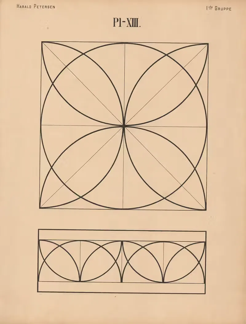 Элементарный свободный рисунок том 1 Пл.13 by Харальд Фритйоф Петерсен, 1909 — digital art print download