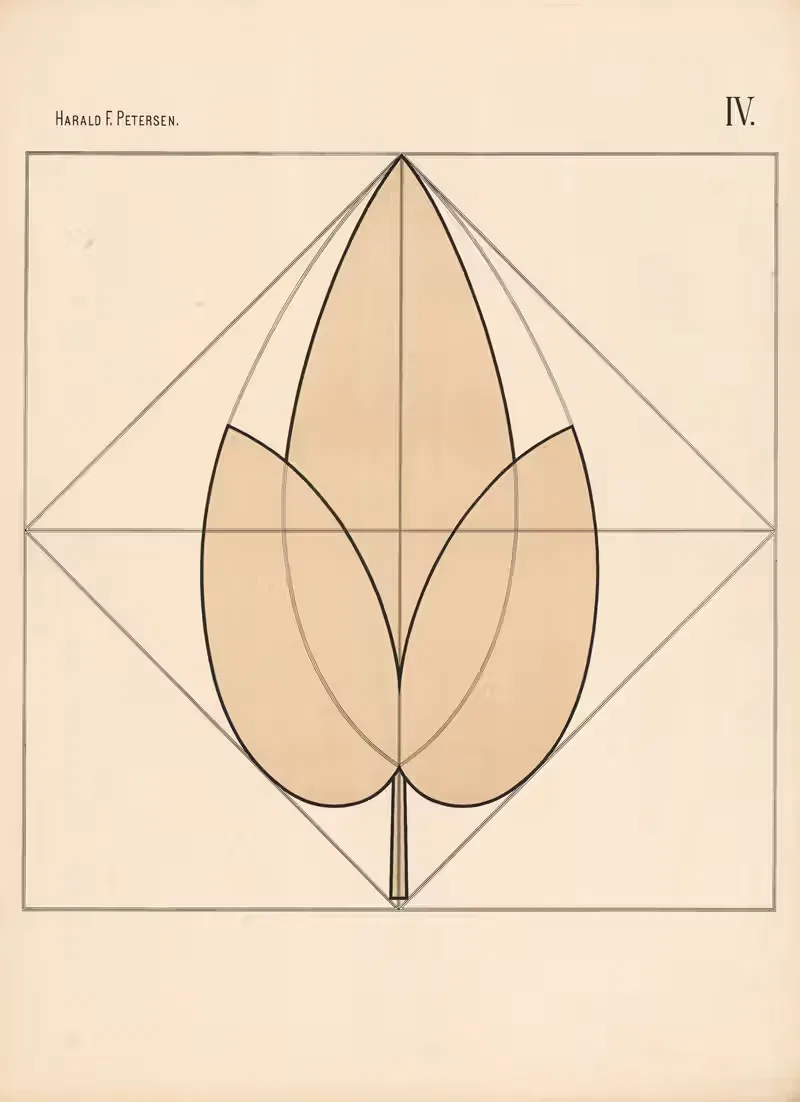 Элементарное свободное рисование, том 2, пл. 04 by Харальд Фритйоф Петерсен, 1909 — digital art print download