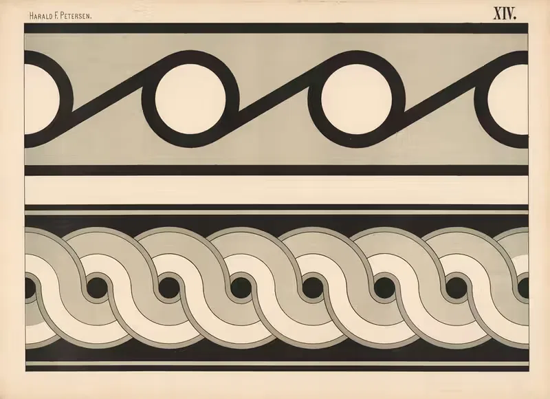 Элементарное свободное рисование том 2 Пл.14 by Харальд Фритйоф Петерсен, 1909 — digital art print download