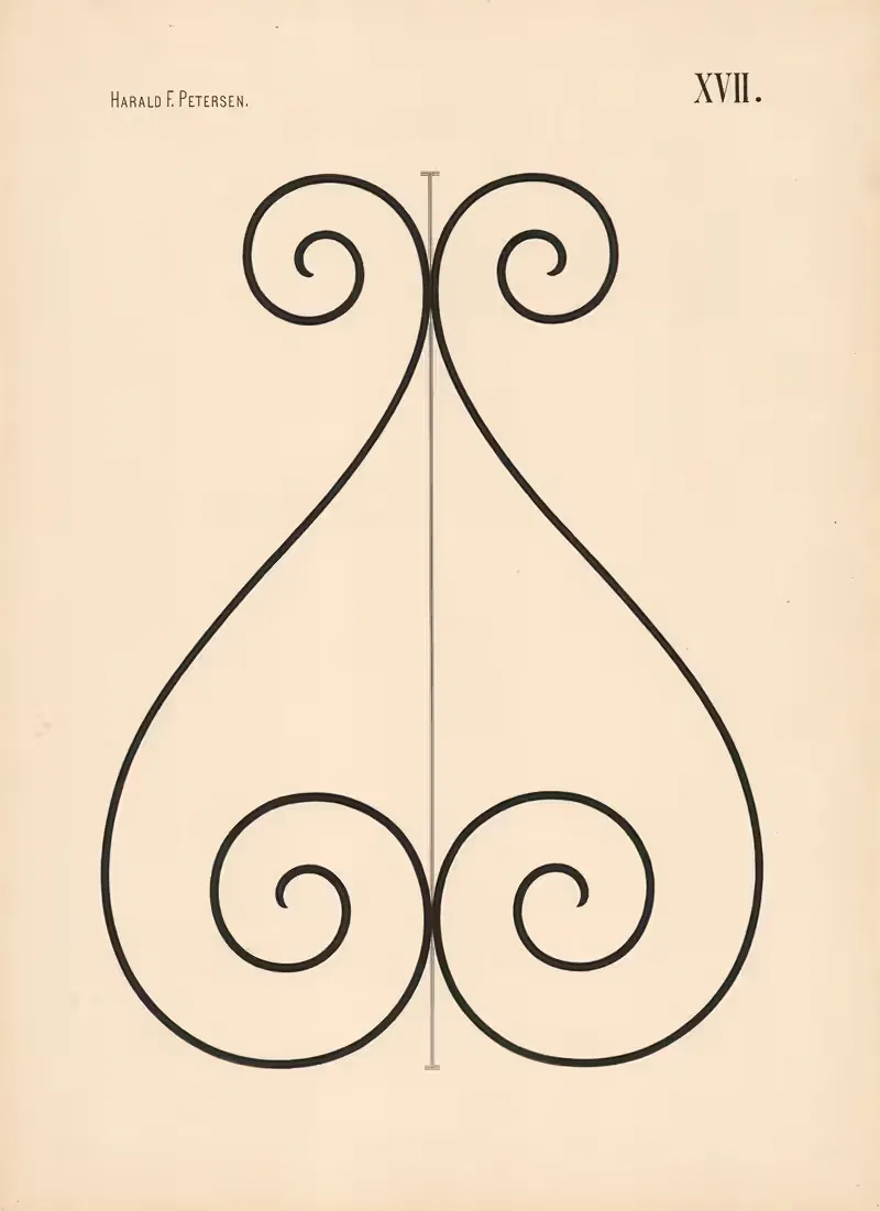 Элементарное свободное рисование том 2 Пл.17 by Харальд Фритйоф Петерсен, 1909 — digital art print download