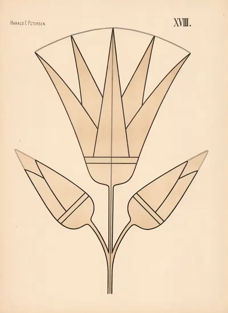 Элементарный свободный рисунок том 2 Пл.18 by Харальд Фритйоф Петерсен, 1909 — digital art print download