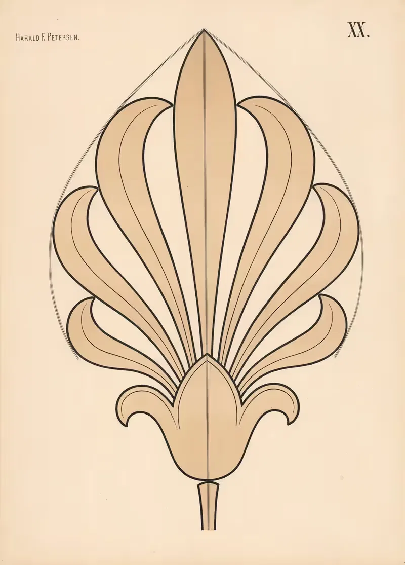 Элементарное свободное рисование том 2 Пл.20 by Харальд Фритйоф Петерсен, 1909 — digital art print download
