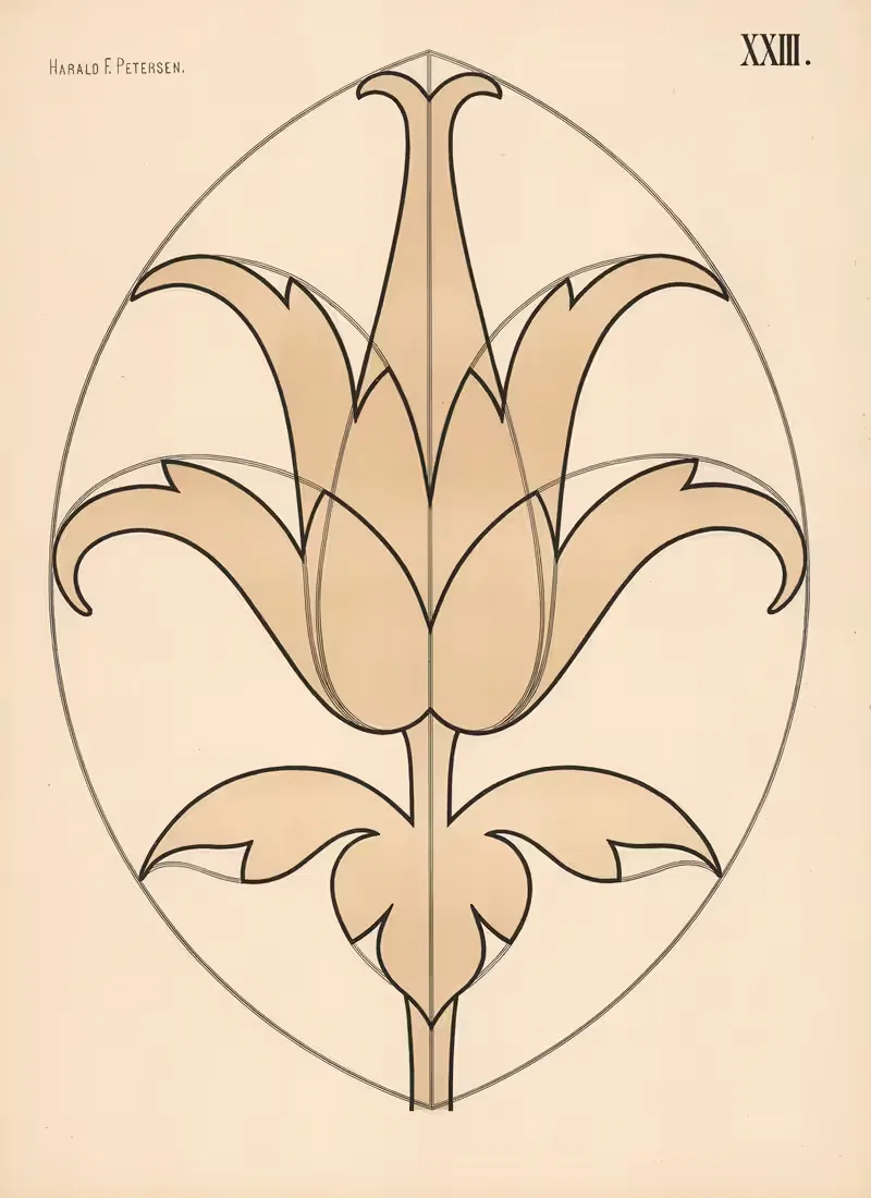 Элементарное свободное рисование том 2 Пл.23 by Харальд Фритйоф Петерсен, 1909 — digital art print download