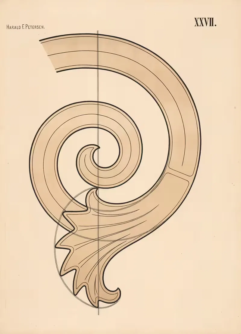 Элементарное свободное рисование том 2 Пл.27 by Харальд Фритйоф Петерсен, 1909 — digital art print download