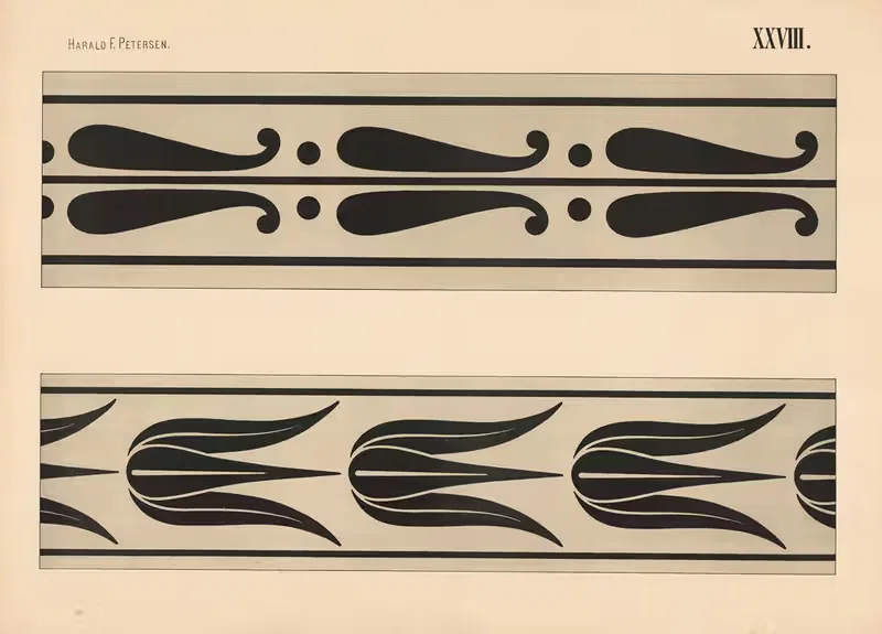Элементарное свободное рисование том 2 Пл.28 by Харальд Фритйоф Петерсен, 1909 — digital art print download