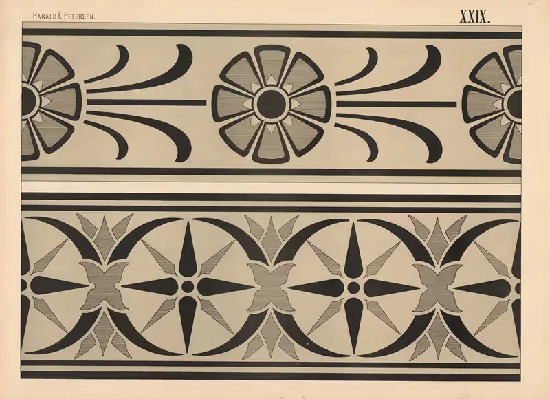 Элементарное свободное рисование Т.2 Pl.29 by Харальд Фритйоф Петерсен, 1909 — digital art print download