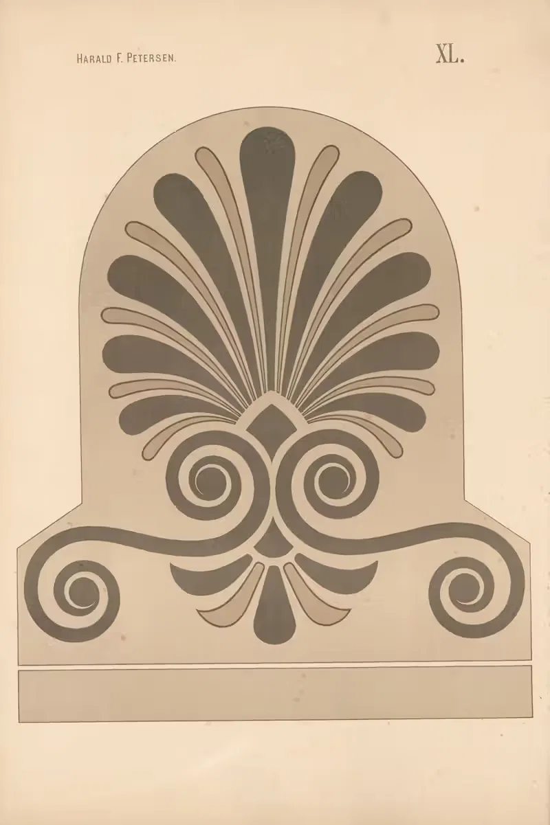 Элементарное свободное рисование том 2 Пл.40 by Харальд Фритйоф Петерсен, 1909 — digital art print download
