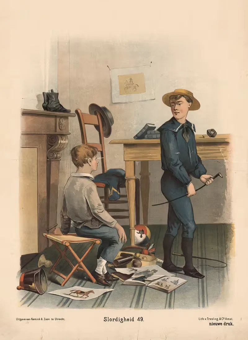 Небрежность. № 49 by Хендрик Ян ван Луммель, 1841 — digital art print download