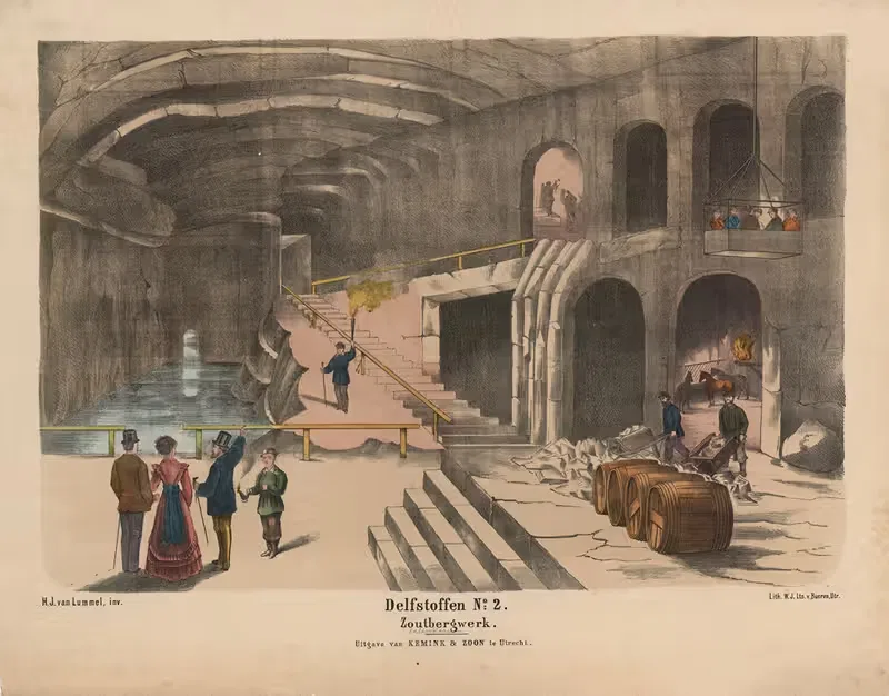 Сольный рудник by Хендрик Ян ван Луммель, 1841 — digital art print download
