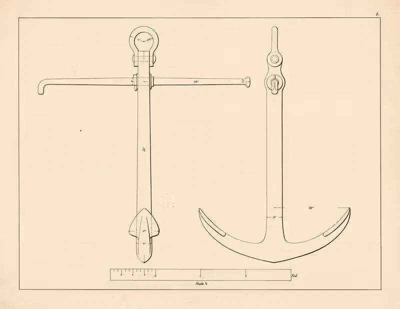 Drawing lesson boards Pl.08 by Henrik Thrap-Meyer, 1876 — digital art print download