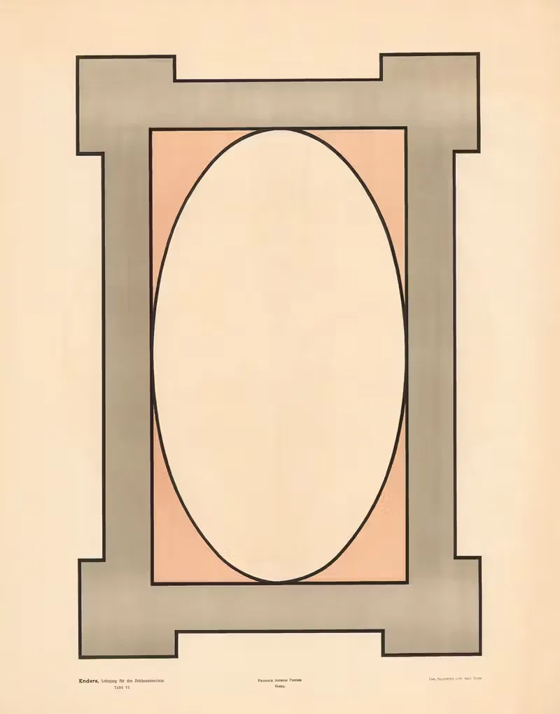 Доски для черчения Эндера, том 2, Пл.06 by Герман Эндрес, 1911 — digital art print download