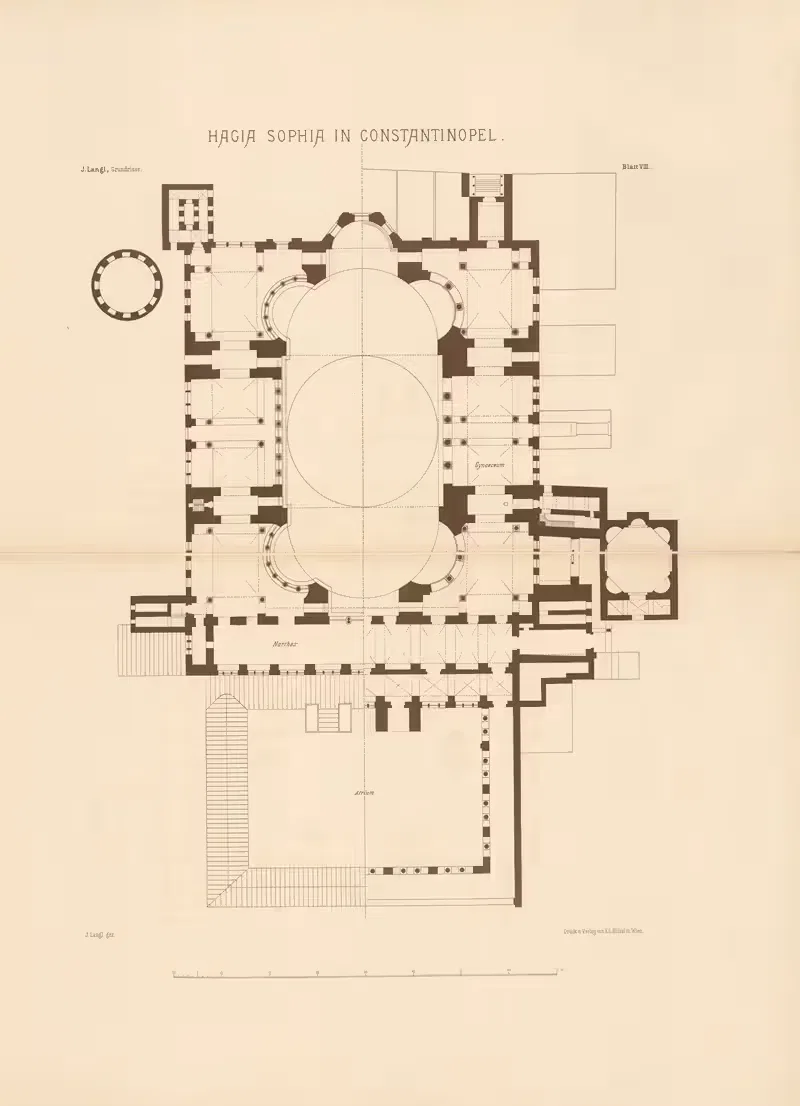 Hagia Sophia in Constan-tinopel — Josef Langl