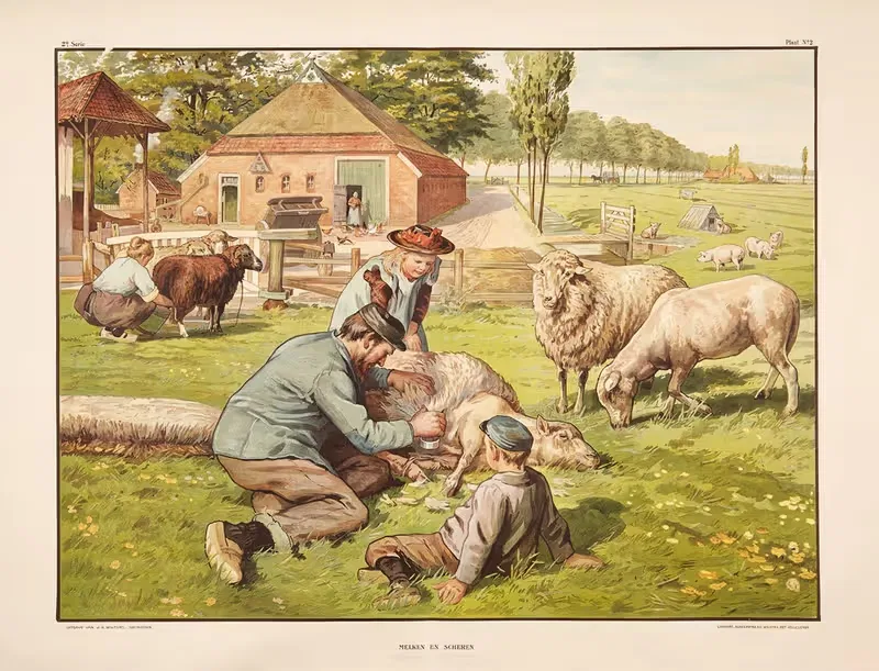 Дойка и шрен by Х. Шипстра и В. Вальстра, 1910 — digital art print download