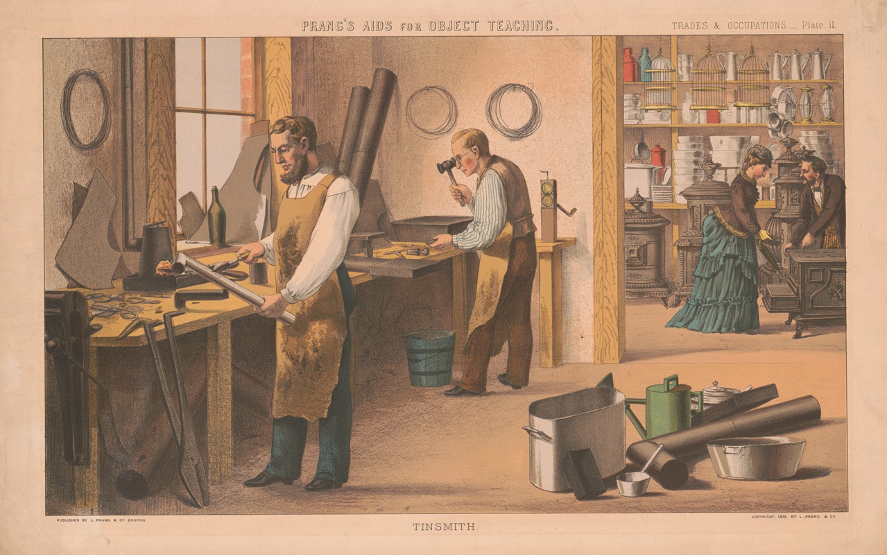 Жестянщик by Луи Пранг и Ко, 1876 — digital art print download
