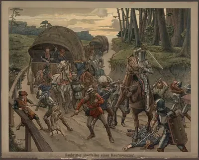 Attack on a Merchant Convoy by Max Wulff — digital art print download