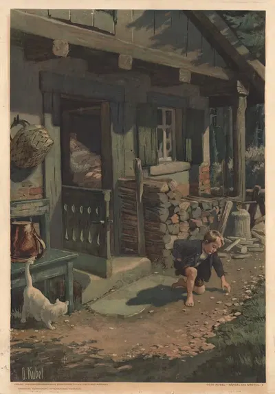 Гензель и Гретель № 1 by Отто Кубель, 1931 — digital art print download