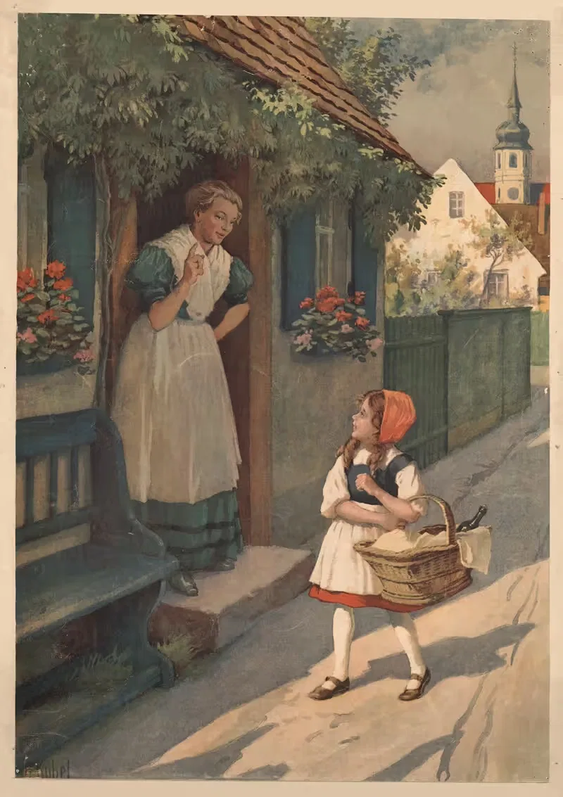 Little Red Riding Hood No. 1 — Otto Kubel