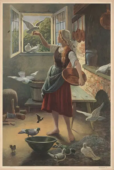 Золушка № 2 by Отто Кубель, 1931 — digital art print download