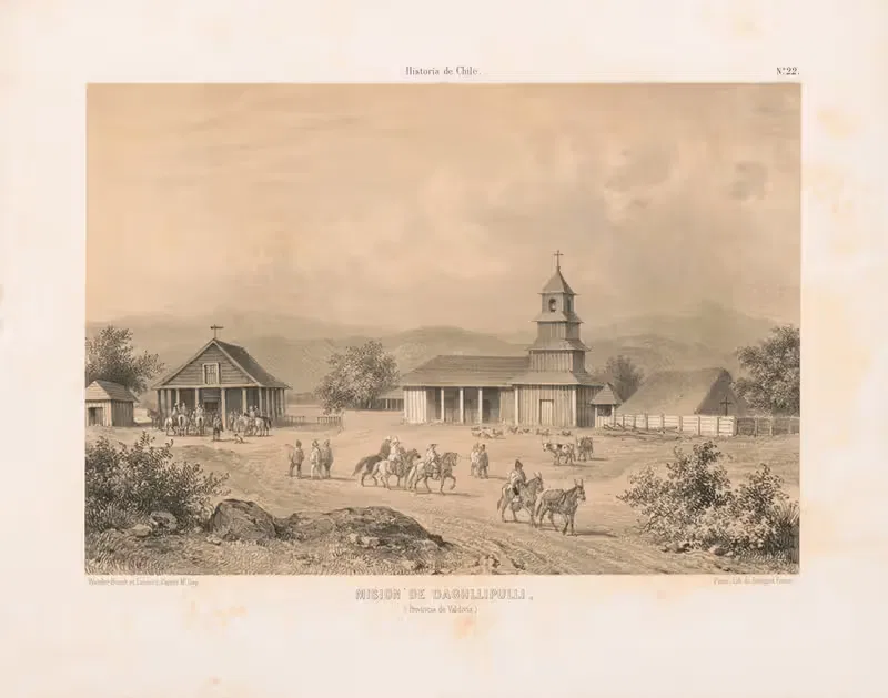 Mision de daghilipulli (Provincia de Valdivia) — Pierre Frédéric Lehnert