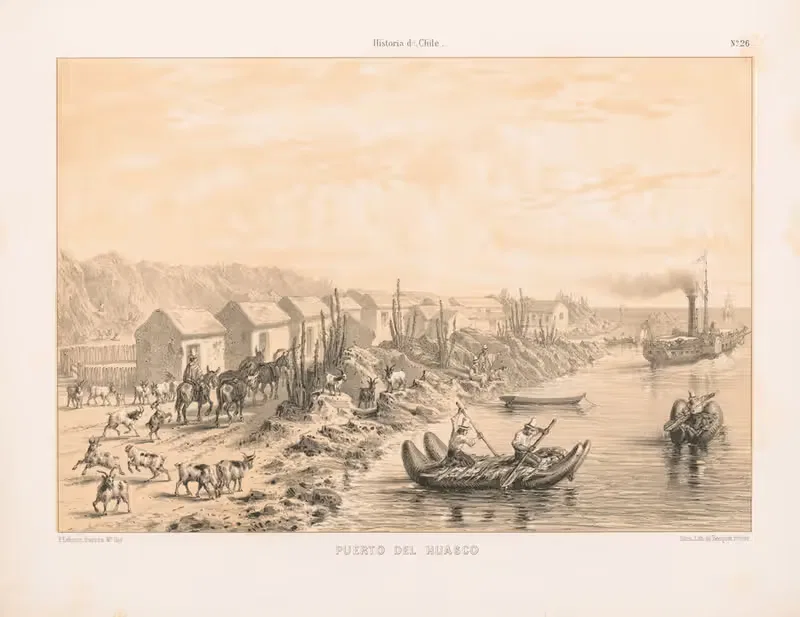 Порт дел Хаско by Пьер Фредерик Ленер, 1844-1860 — digital art print download