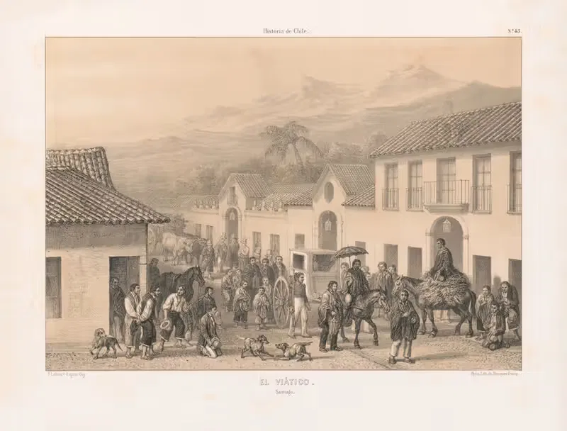 Эль виатико (Сантьяго) by Пьер Фредерик Ленер, 1844-1860 — digital art print download