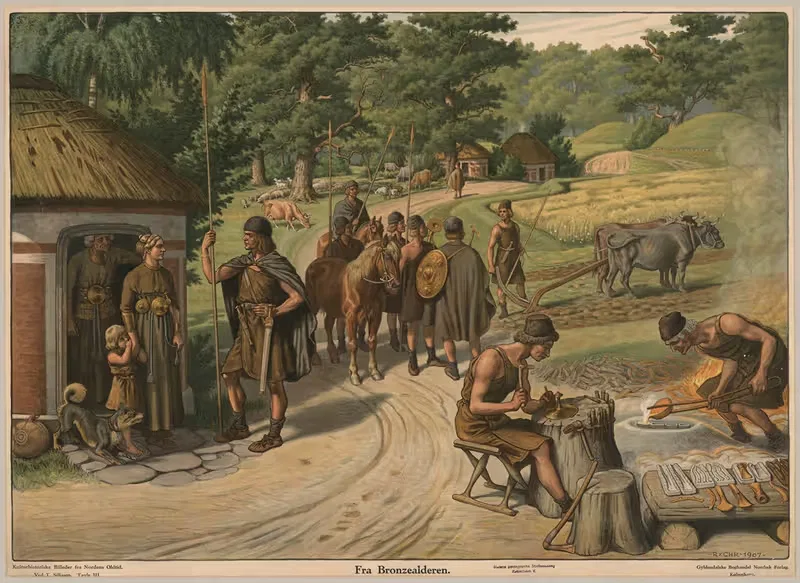 Из бронзового века by Расмус Кристиансен, 1907 — digital art print download
