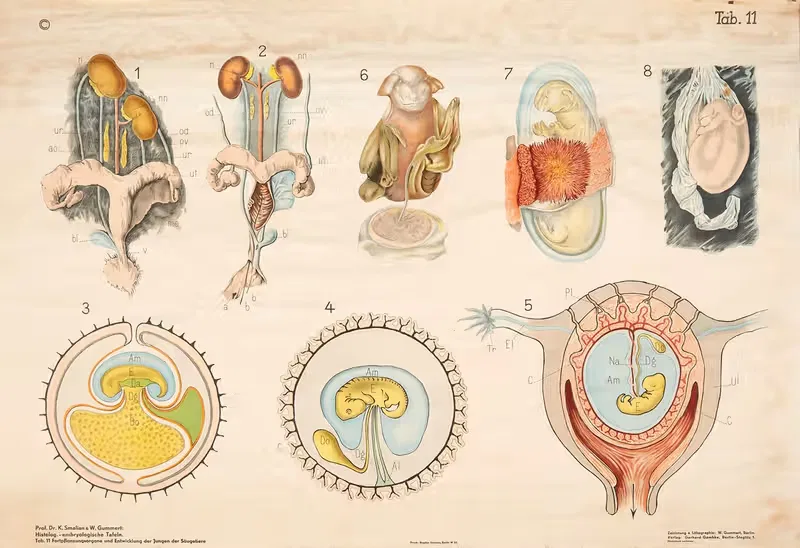 Reproductive organs and development of mammalian young — W. Gummert