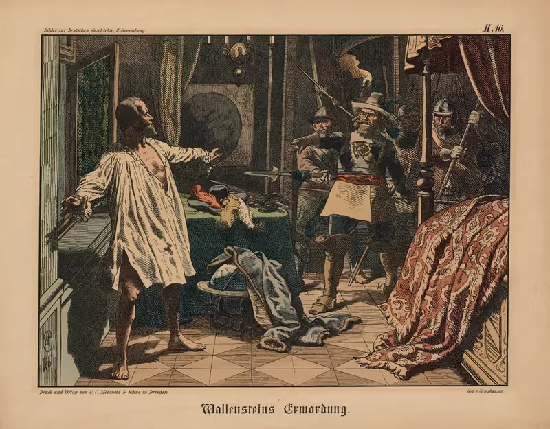 Убийство Валленштейна by Вильгельм Камфауzen — digital art print download