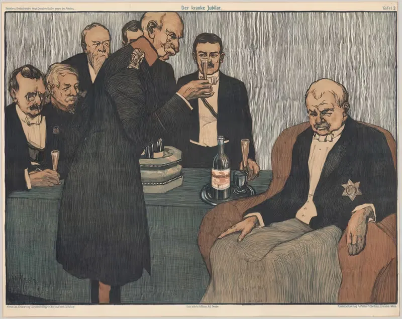 Больной юбиляр by Вильгельм Хоффманн, А.Г., 1909 — digital art print download