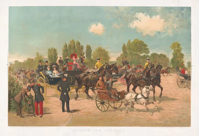 Retour de descourses by Fishel, Adler & Co., 1882 — digital art print download
