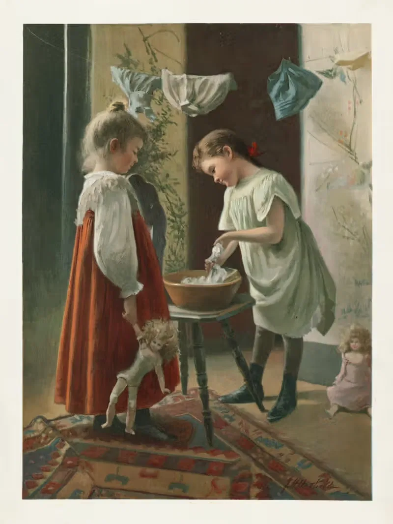 Маленькие матери by Луи Пранг и Ко, 1861–1897 — digital art print download