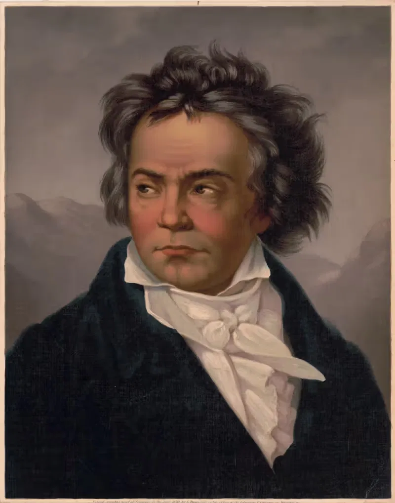 Людвиг ван Бетховен by Луи Пранг и Ко, 1870 — digital art print download