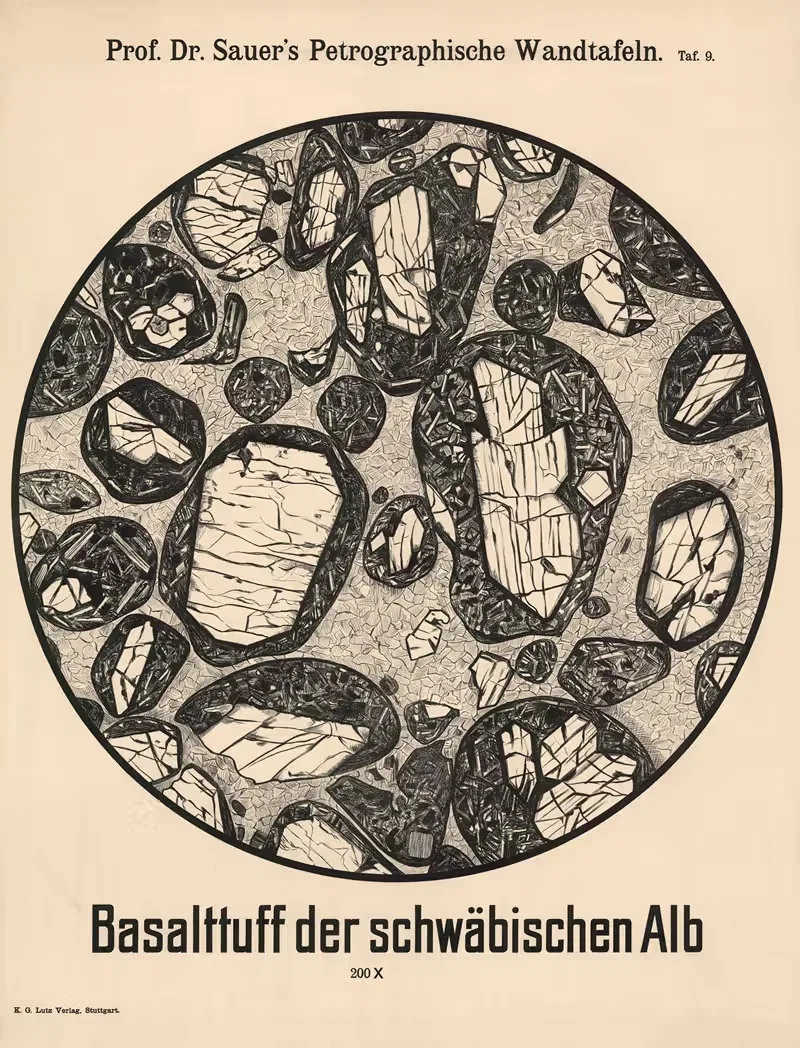 Basalt tuff from the Swabian Alps — Adolf Sauer
