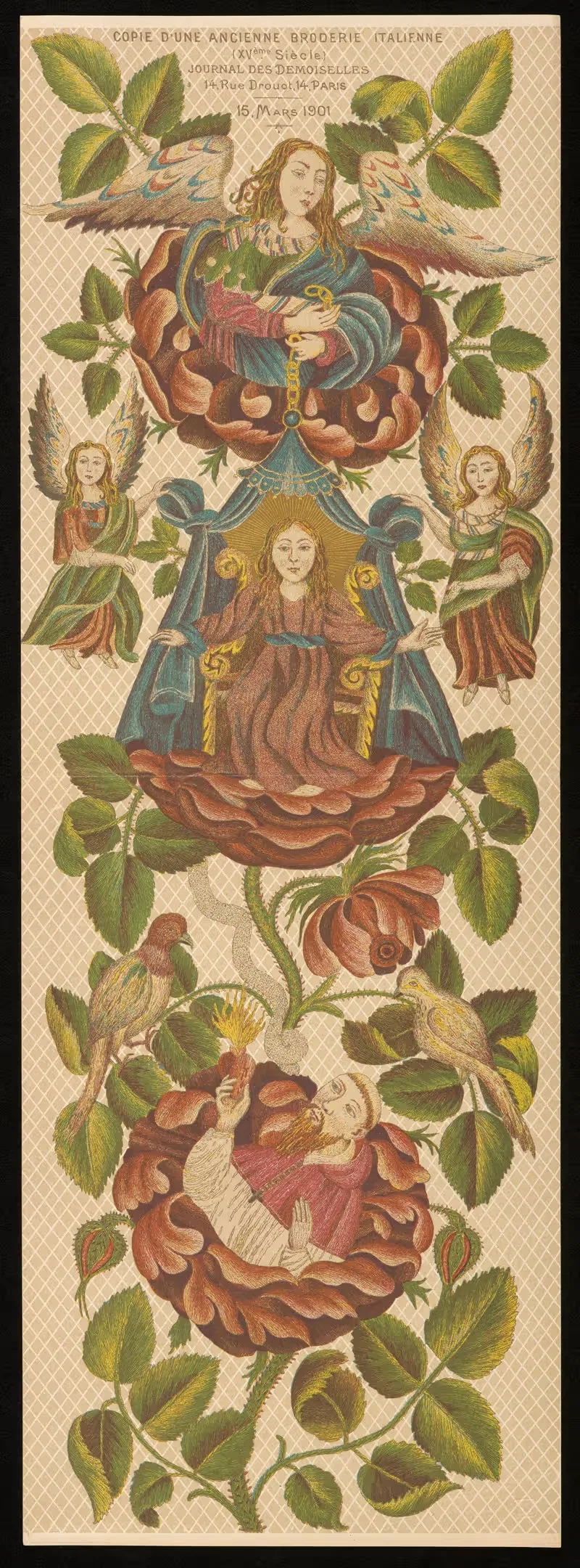 Copie d'une ancienne broderie Italienne — Anonymous